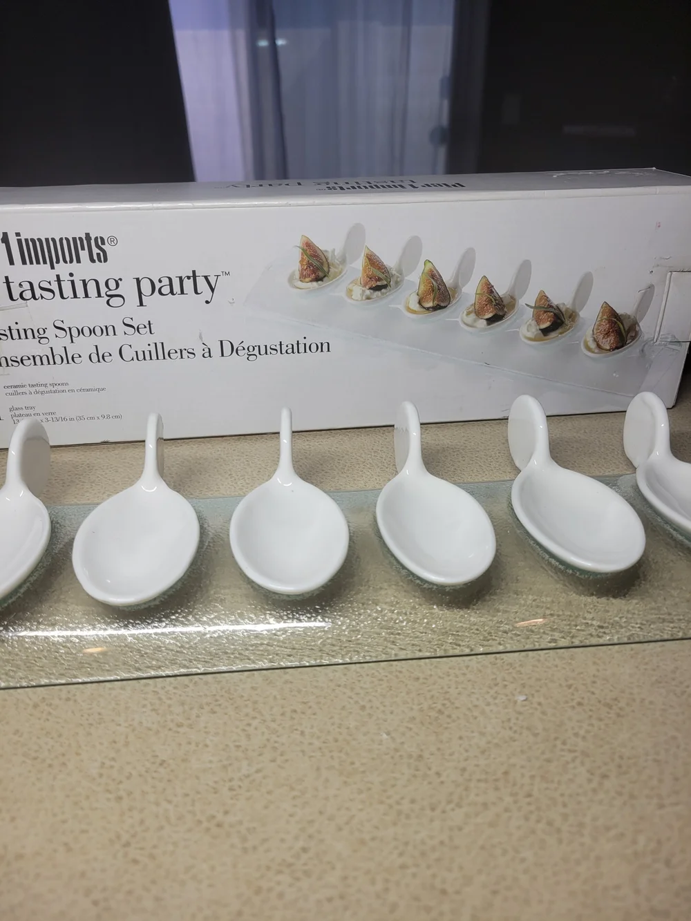 Pier 1 Tasting Spoon Set - White